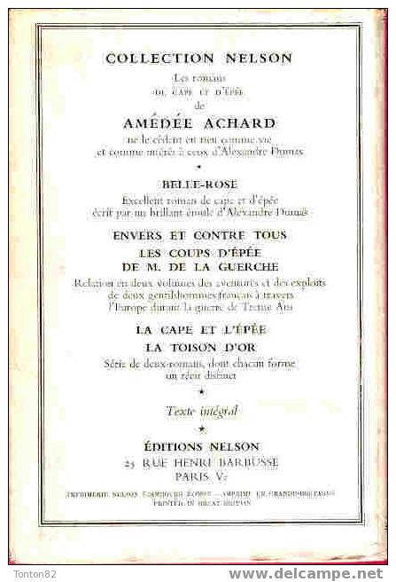Col. Nelson N° 49 - Les Trois Mousquetaires - Tome II - Alexandre Dumas - ( 1952 ) - Adventure
