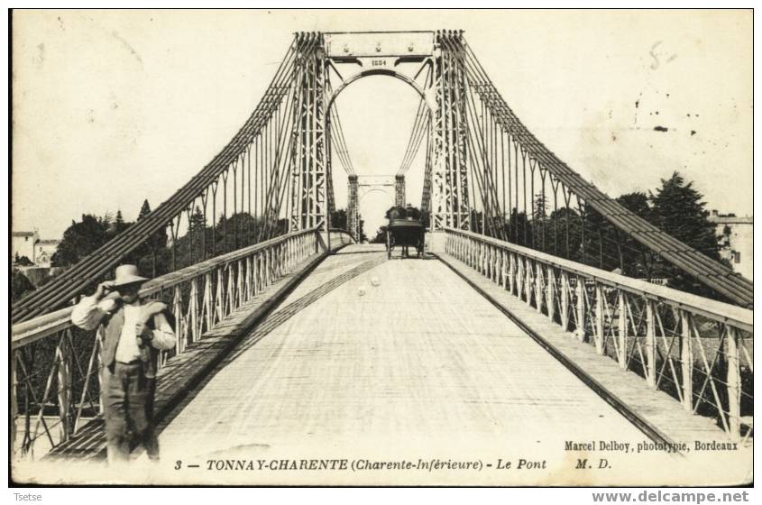 Tonnay-Charente - Le Pont (attelage ) -1911 - Pont-l'Abbé-d'Arnoult