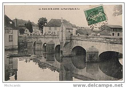 CPA 10 BAR SUR AUBE - Le Pont D Aube - Bar-sur-Aube