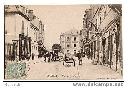 CPA 10 ROMILLY - Rue De La Boule D Or - Romilly-sur-Seine