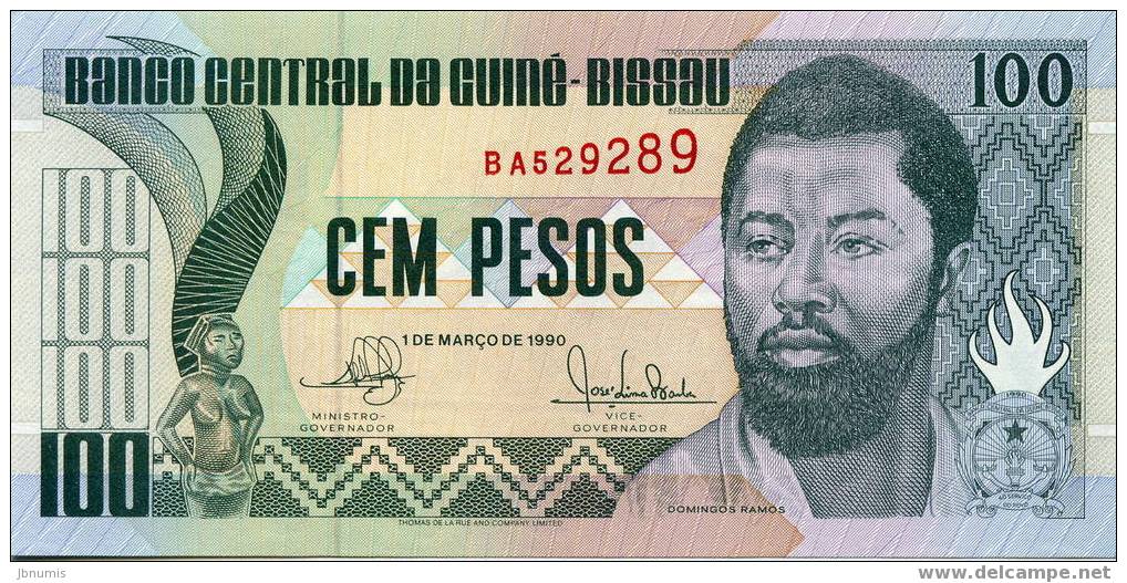 Guinée-Bissau Guinea Bissau 100 Pesos 1 De Marco De 1990 UNC P11 - Guinea-Bissau