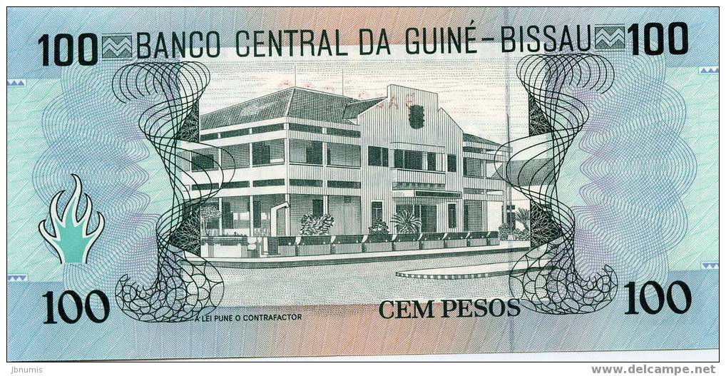 Guinée-Bissau Guinea Bissau 100 Pesos 1 De Marco De 1990 UNC P11 - Guinea–Bissau