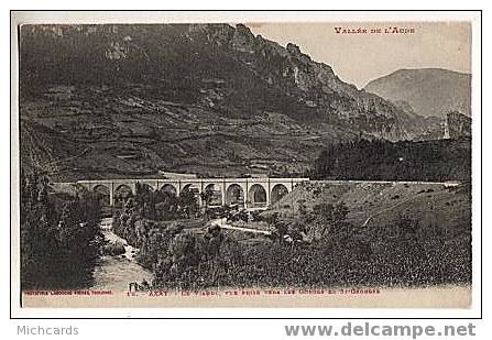 CPA 11 AXAT - Le Viaduc - Vue Prise Vers Les Gorges De St Georges - Axat