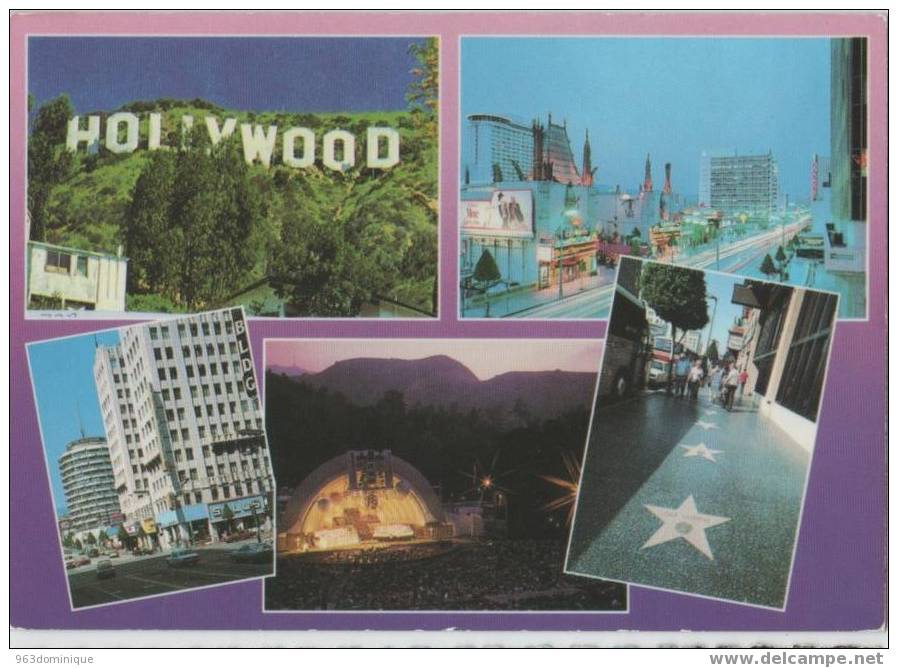 Hollywood - California - Walk Of Fame , Mann's Chinese Theatre And Hollywood Bowl - Los Angeles