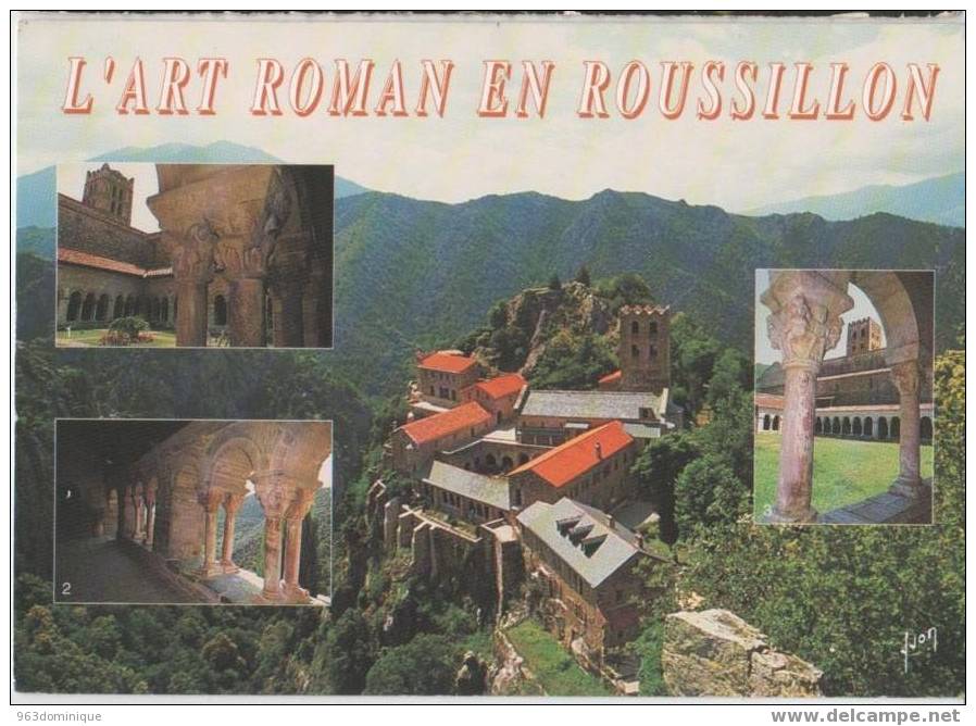 Art Roman En Roussillon  -  Abbaye Saint-martin Du Canigou - Abbaye Saint Michel De Cuxa - Roussillon