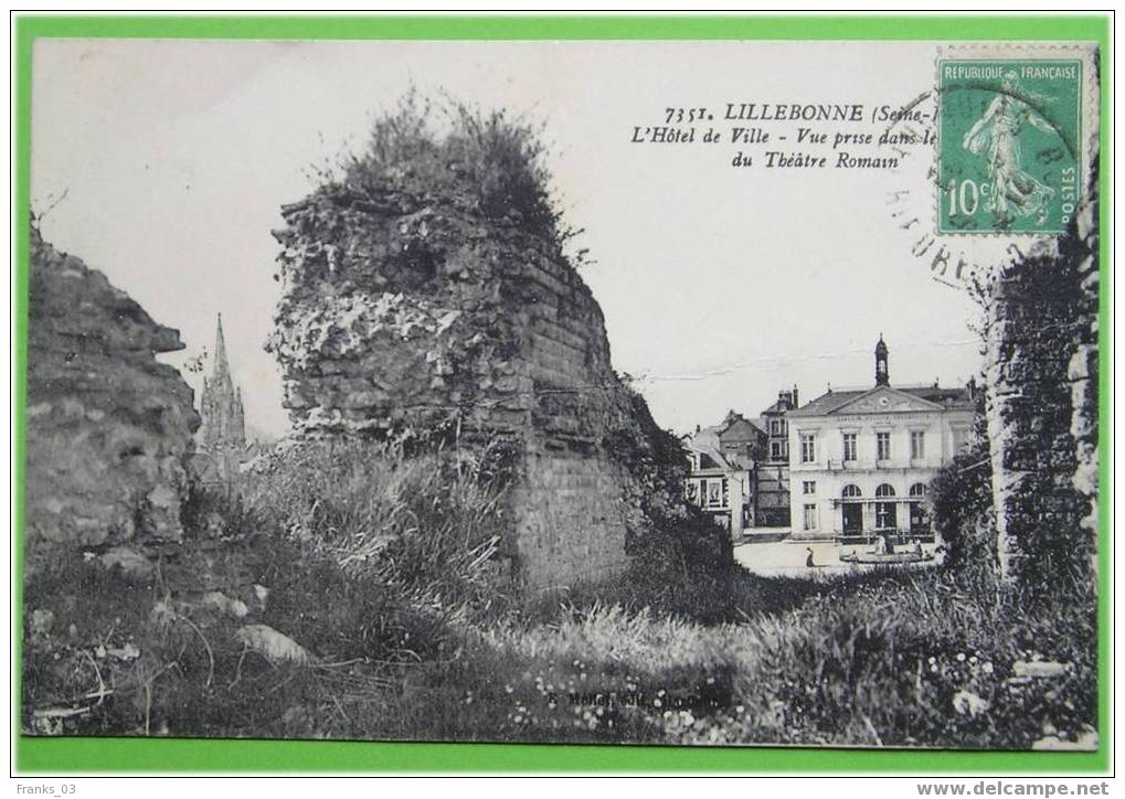 Lillebonne (Seine Maritime) Hôtel De Ville 1922 (ref: 7351) - Lillebonne