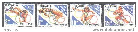 Bulgarien / Bulgaria - Mi-Nr 4164/4167 Gestempelt / Used (G260) - Summer 1996: Atlanta