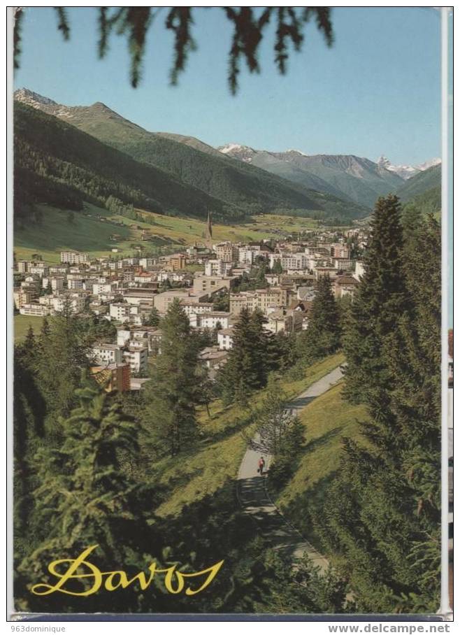 Davos-Platz - Höhenpromenade Mit Leidbachhorn , Rinerhorn , Büelenhorn , Tinzenhorn Und Piz Mitgel - Davos