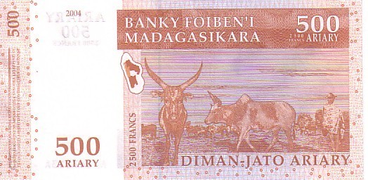 MADAGASCAR   500 Ariary   Daté De 2004     ***** BILLET  NEUF ***** - Madagaskar