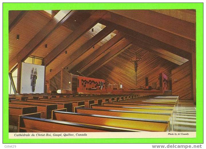 GASPÉ, QUÉBEC - CATHÉDRALE DU CHRIST-ROI - INAUGURÉ EN 1969 - - Gaspé