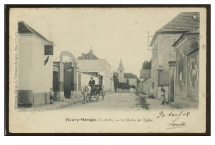 (91) FLEURY-MEROGIS La Mairie Et L'église - Fleury Merogis