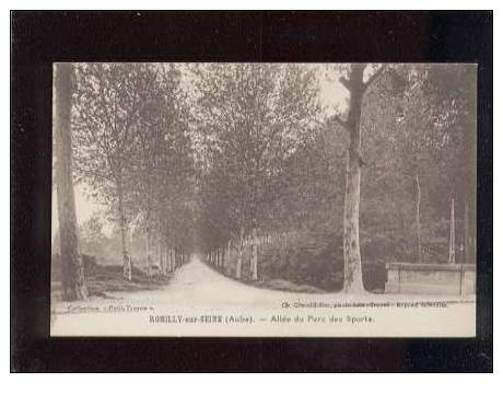 15234 Romilly Sur Seine Allée Du Parc Des Sports édit.granddidier  Belle Carte - Romilly-sur-Seine