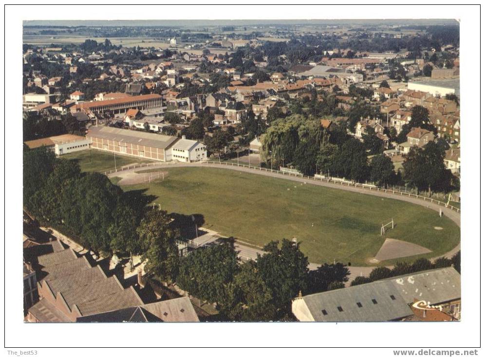 Chauny   -   Vue Aérienne   - Le Parc Joncourt - Chauny