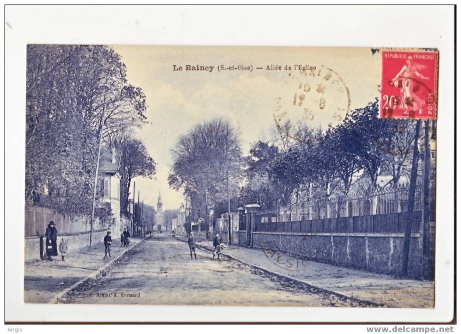 CPA---93-----LE RAINCY-----ALLEE De L'EGLISE - Le Raincy