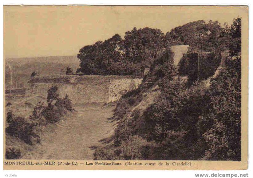 Carte Postale  62. Montreuil-sur-Mer   Les Fortifications Vauban  Bastion Ouest De La Citadlle - Montreuil