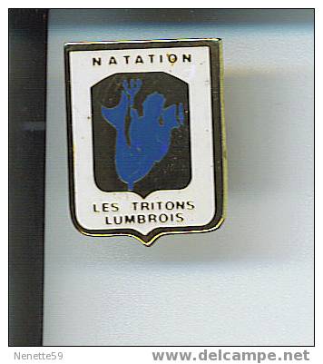 Pin´s LUMBRES Les Tritons Lumbrois  ( Dép 62 ) - Natation