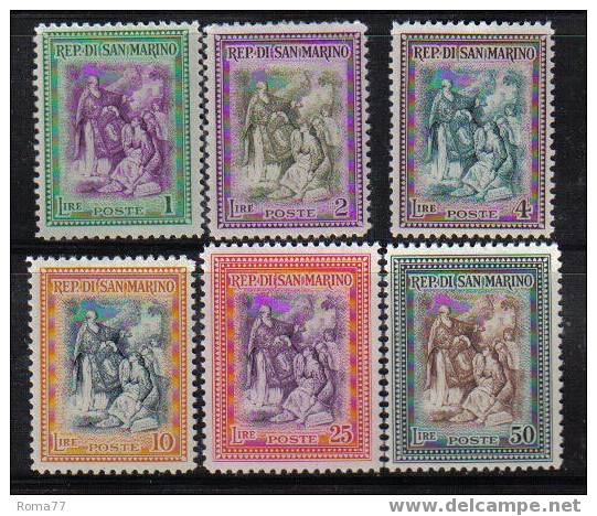 8 - SAN MARINO , Serie 312/317  *** - Unused Stamps