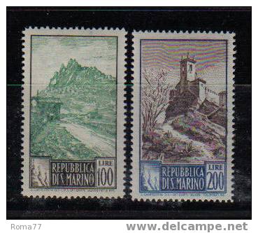 9 - SAN MARINO , Paesaggi Alti Valori : N. 354/355  *** - Ungebraucht