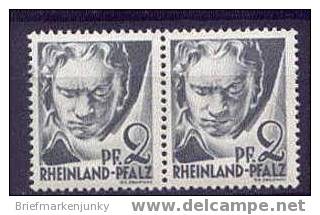 1431) Frz.Rh.Pfalz Mi.Nr.1 Plf II Postfrisch  ** - Rhénanie-Palatinat