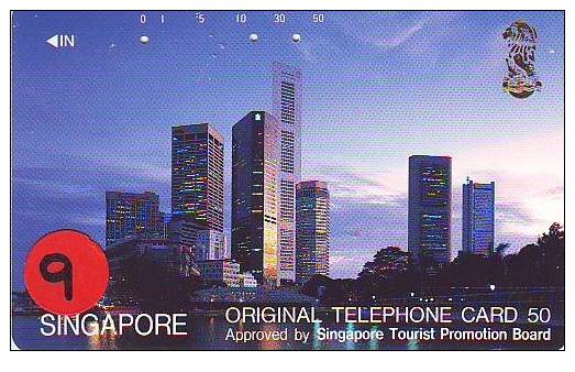 Telecarte Japan Singapour S'est Relié (9) - Singapur