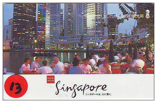 Telecarte Japan Singapour S'est Relié (13) - Singapour