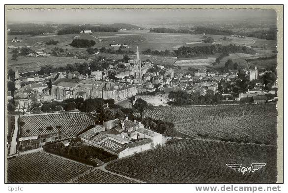 CP 1950 ST EMILION / VUE AERIENNE - Saint-Emilion