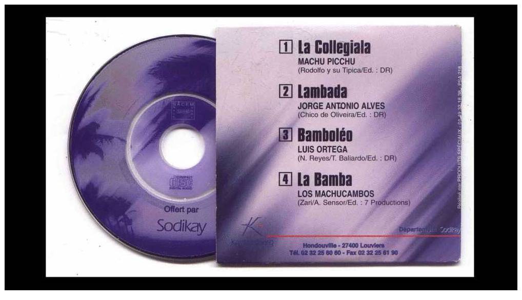 MINI CD OFFERT PAR SODIKAY - Autres - Musique Espagnole
