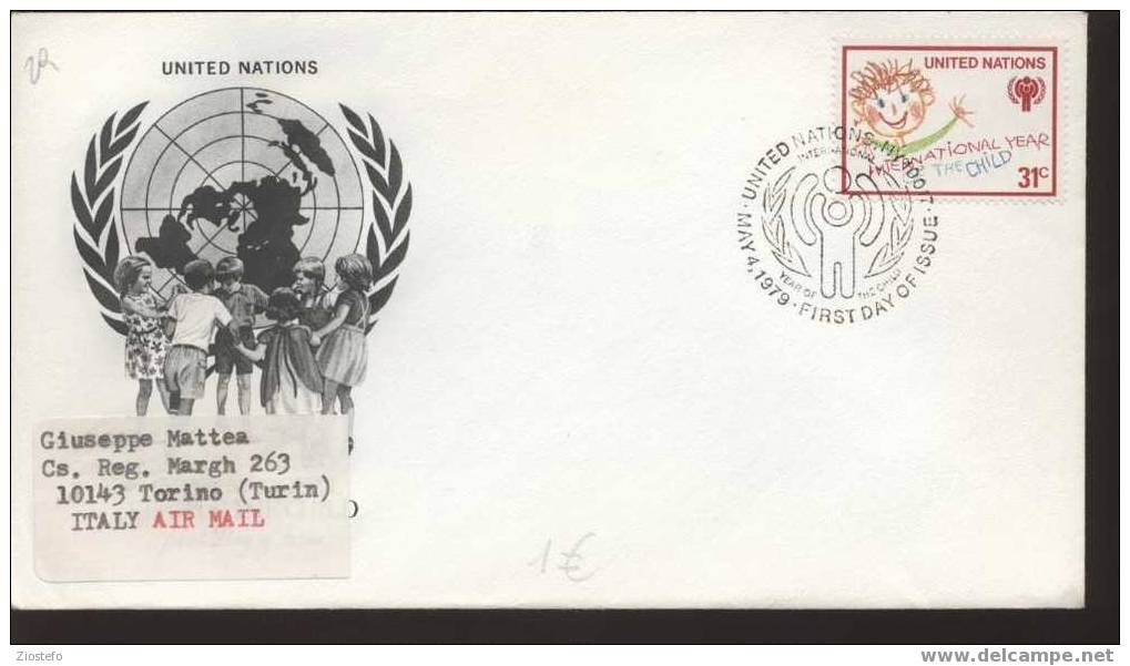 Fde29  Fdc United Nations International Year Of The Child 1979 - Sonstige & Ohne Zuordnung