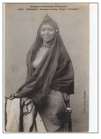 SOUDAN  FEMME COUNTA 1 SEIN NU - Soedan