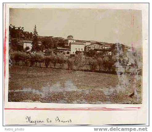 1 Photo De Neyrac Les Bains ( Ardèche ), Vers 1900 - Alte (vor 1900)