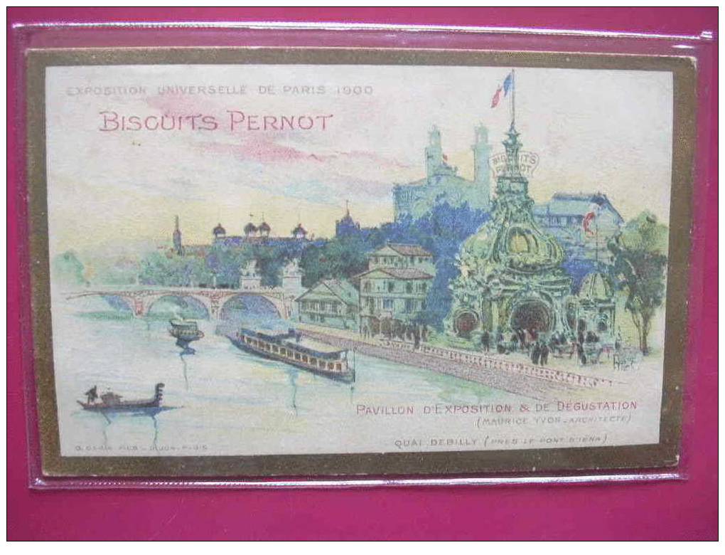 BISCUITS PERNOT EXPOSITION UNIVERSELLE 1900 - Advertising