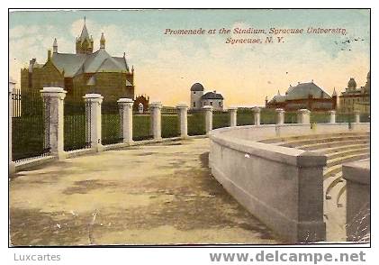 PROMENADE AT THE STADIUM, SYRACUSE UNIVERSITY. SYRACUSE N.Y. - Syracuse