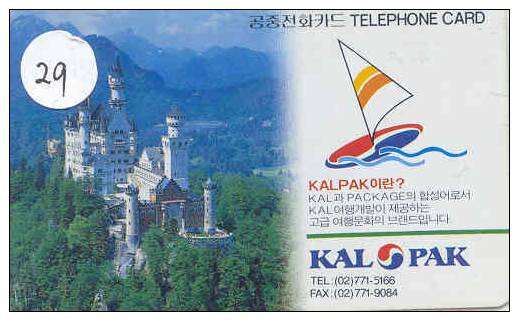 Avions Sur Telecarte La Corée (29) Flugzeuge Korean Air Vliegtuig Aeroplani Airplane Aeroplanos ??? - Flugzeuge