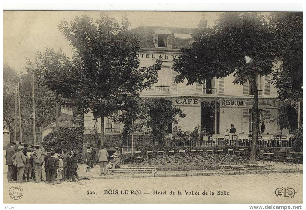 Cpa (77) Bois Le Roi Brolles.hotel De La  Vallee De La Solle - Bois Le Roi