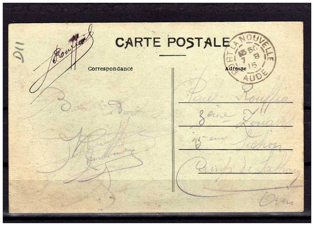11 PORT LA NOUVELLE Jetée, Phare, Coup De Mer, Tempete, Ed Prunot, Aude, 1916 - Port La Nouvelle