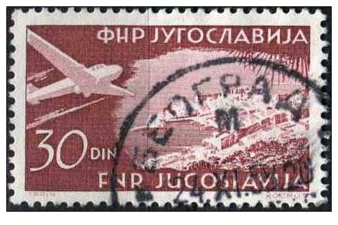 PIA - YUG - 1951-52 - Avions - (Un 38) - Poste Aérienne