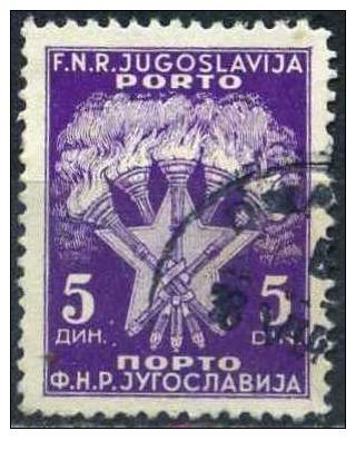 PIA - YUG - 1946-47 - T.Taxe - Segnatasse - Post Pay - (Un 107) - Portomarken