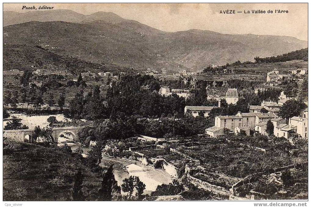 30 AVEZE (envs Vigan) Vallée De L'Arre, Vue Générale, Ed Puech, 191? - Le Vigan