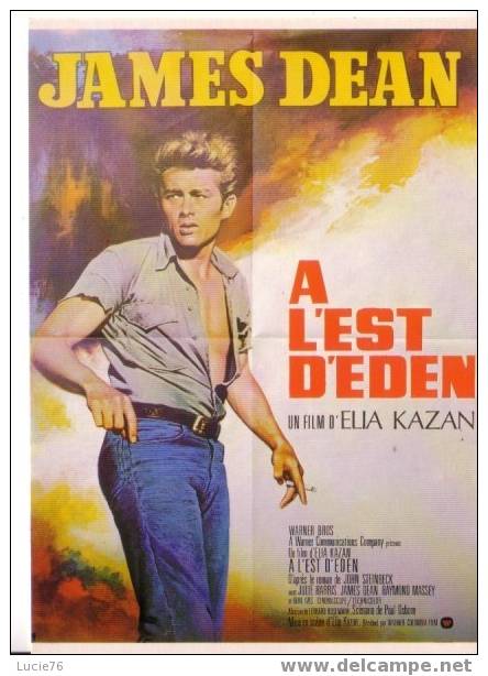 JAMES DEAN -  A L´EST D´EDEN - N° E 5 - Affiches Sur Carte