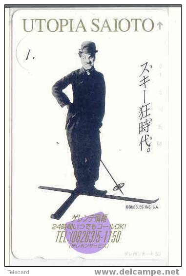 CHARLIE CHAPLIN Sur Telecarte Japon (5) - Personajes