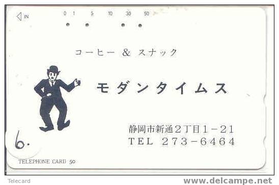 CHARLIE CHAPLIN Sur Telecarte Japon (6) - Personajes