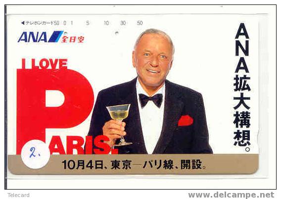 Frank SINATRA Sur Telecarte Japon (2) MUSIQUE MUSIC - Musica