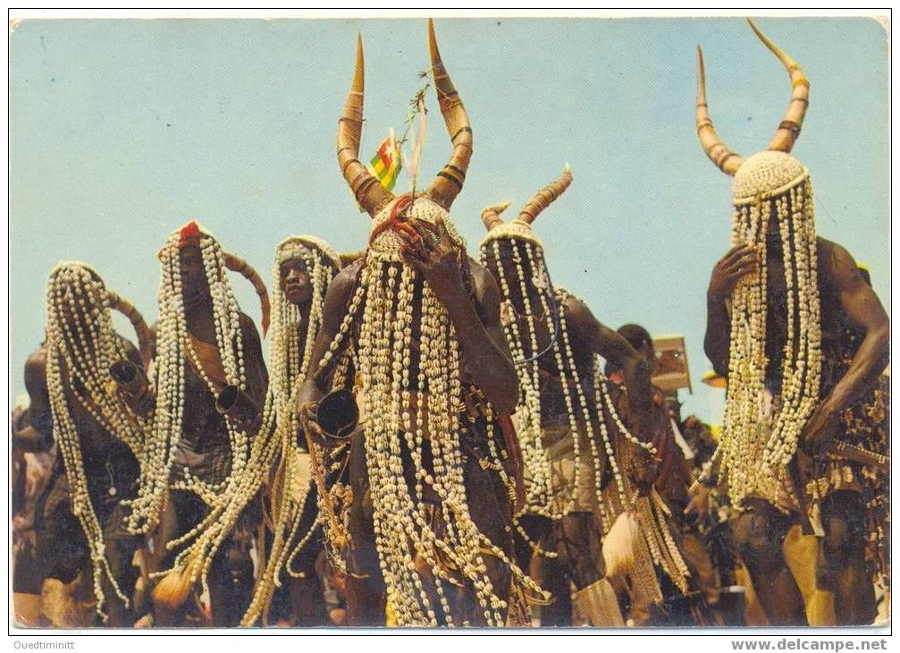 Bénin ?Danses Bassari.Belle Cpsm Coul. - Benin