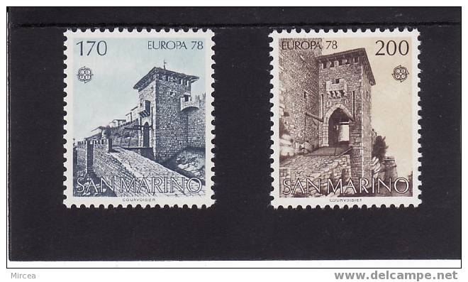 C2102 - Saint-Marin 1978 - Yv.no.955/6  Neufs** - 1978