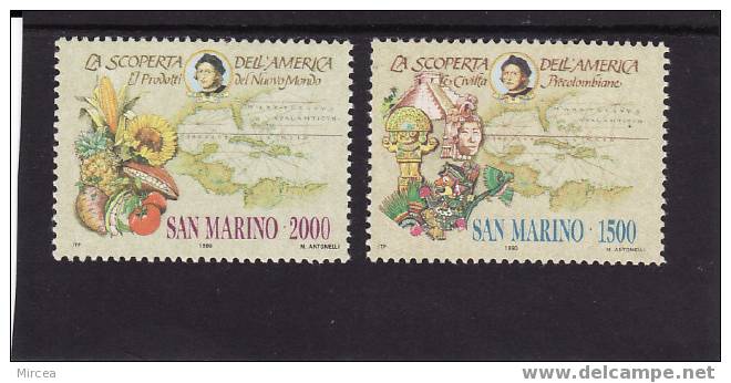 Saint-Marin Yv.no.1250/1 Neufs** - Unused Stamps