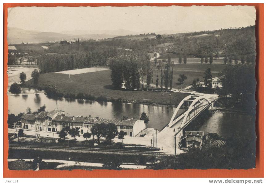 Salies Du Salat : Le Pont Neuf . Vue Panoramique , Petit Format . - Salies-du-Salat