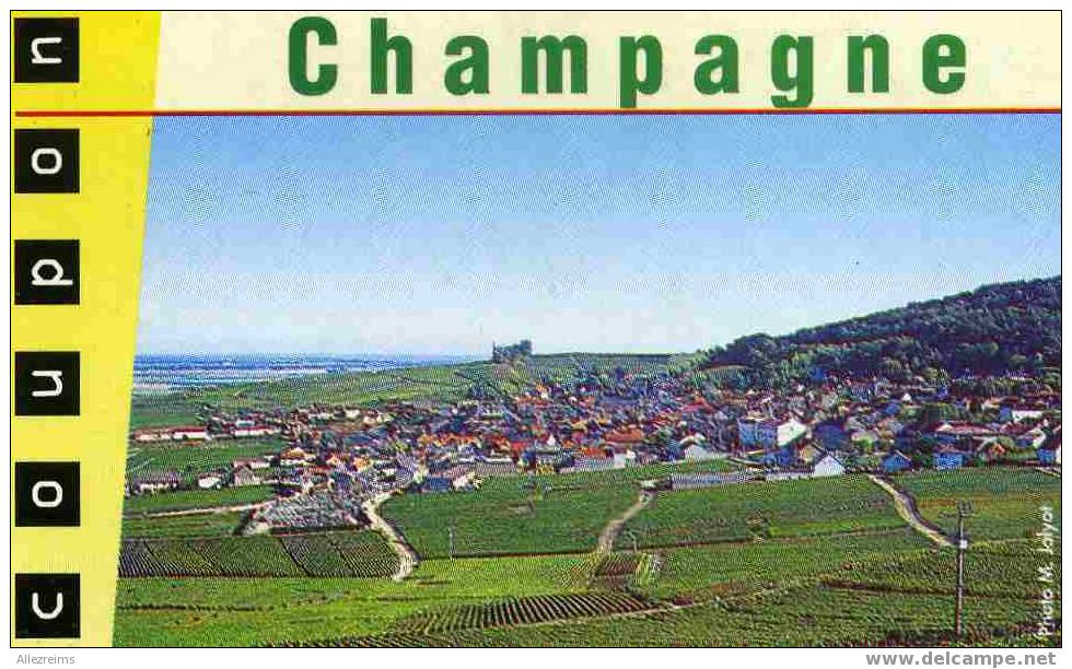 Ticket TUR Thème Champagne VERZENAY - Europa