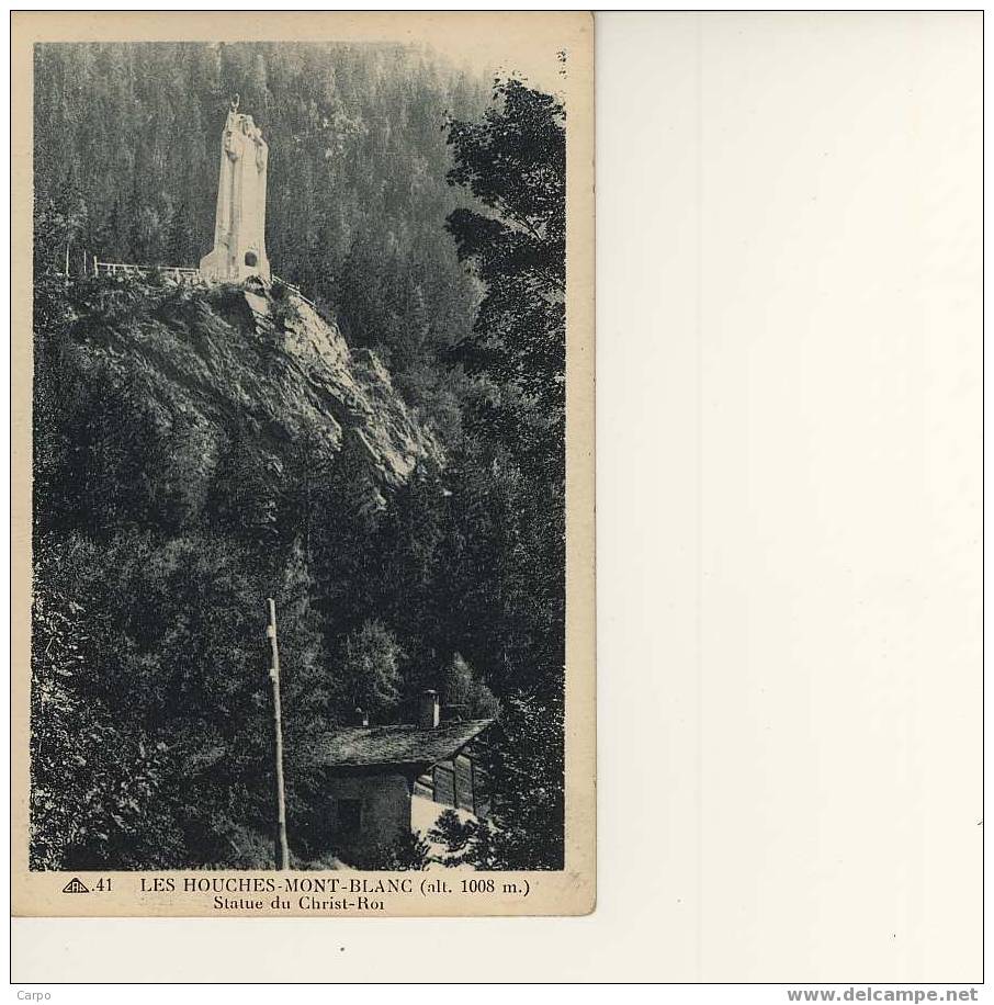 Les HOUCHES - Statue Du Christ-roi. - Les Houches