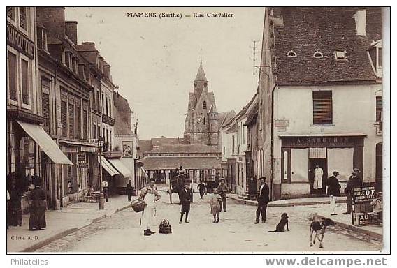 MAMERS   RUE  CHEVALIER  1913 - Mamers