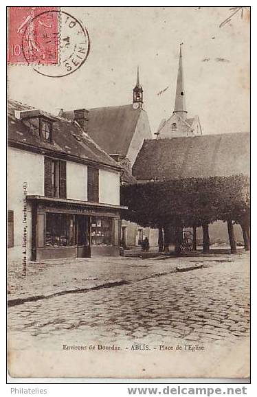 ABLIS   1904  PLACE DE L EGLISE - Ablis